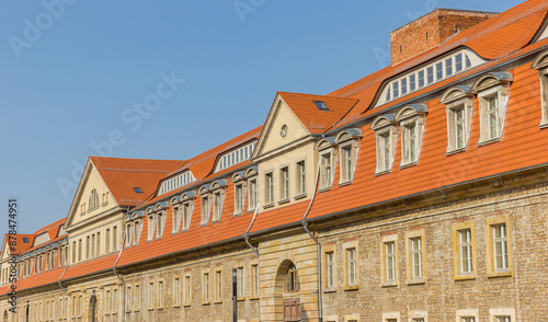 Obraz na płótnie Historic barrack buildings at the Petersberg citadel in Erfurt, Germany w salonie
