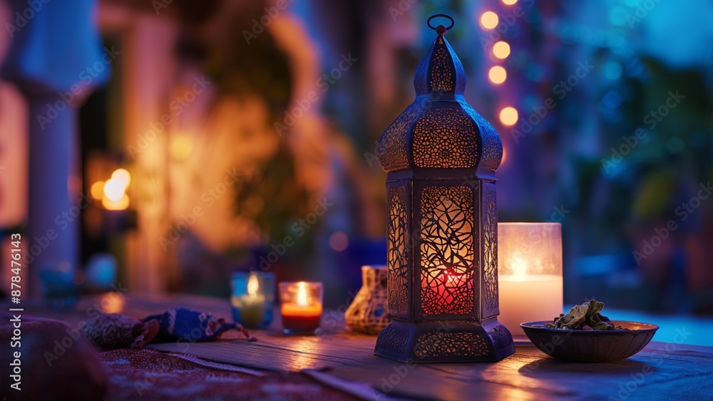 Ramadan lantern background