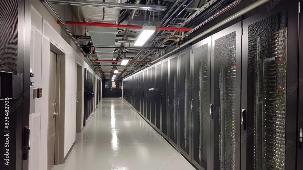 High-speed data centers with advanced cooling systems High-speed data centers with advanced cooling systems