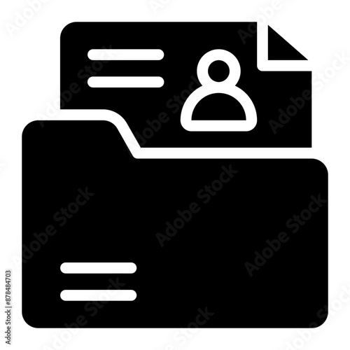 portfolio glyph icon