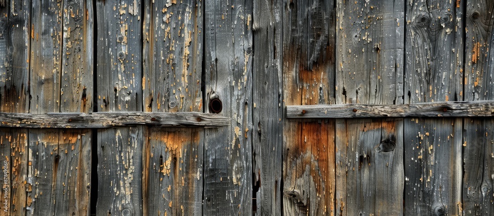 Background of a dilapidated barn featuring old wooden boards with a textural appearance ready for a copy space image. Background of a dilapidated barn featuring old wooden boards with a textural appearance ready for a copy space image.