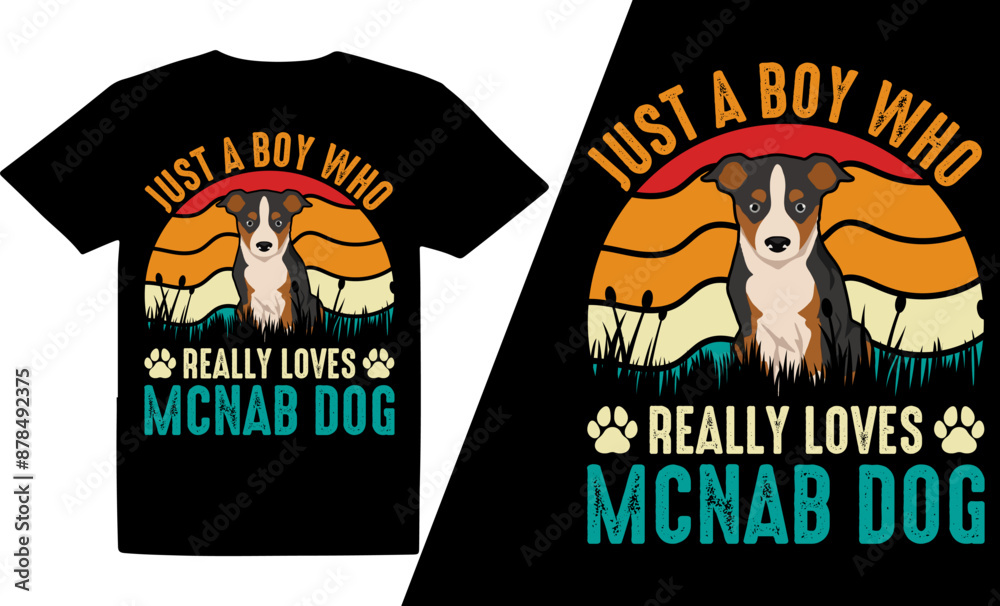 Just A Boy Who Really Loves Dog Breeds t shirt design Just A Boy Who Really Loves Dog Breeds t shirt design