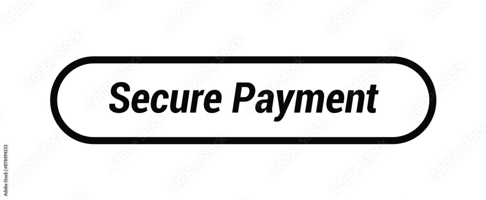 Secure Payment Button Vector Art Secure Payment Button Vector Art