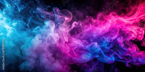 abstract background Abstract colored smoke Neon pink purple blue colors smoke background, colors, background, abstract, blue, Neon, pink, colored, smoke, background photo