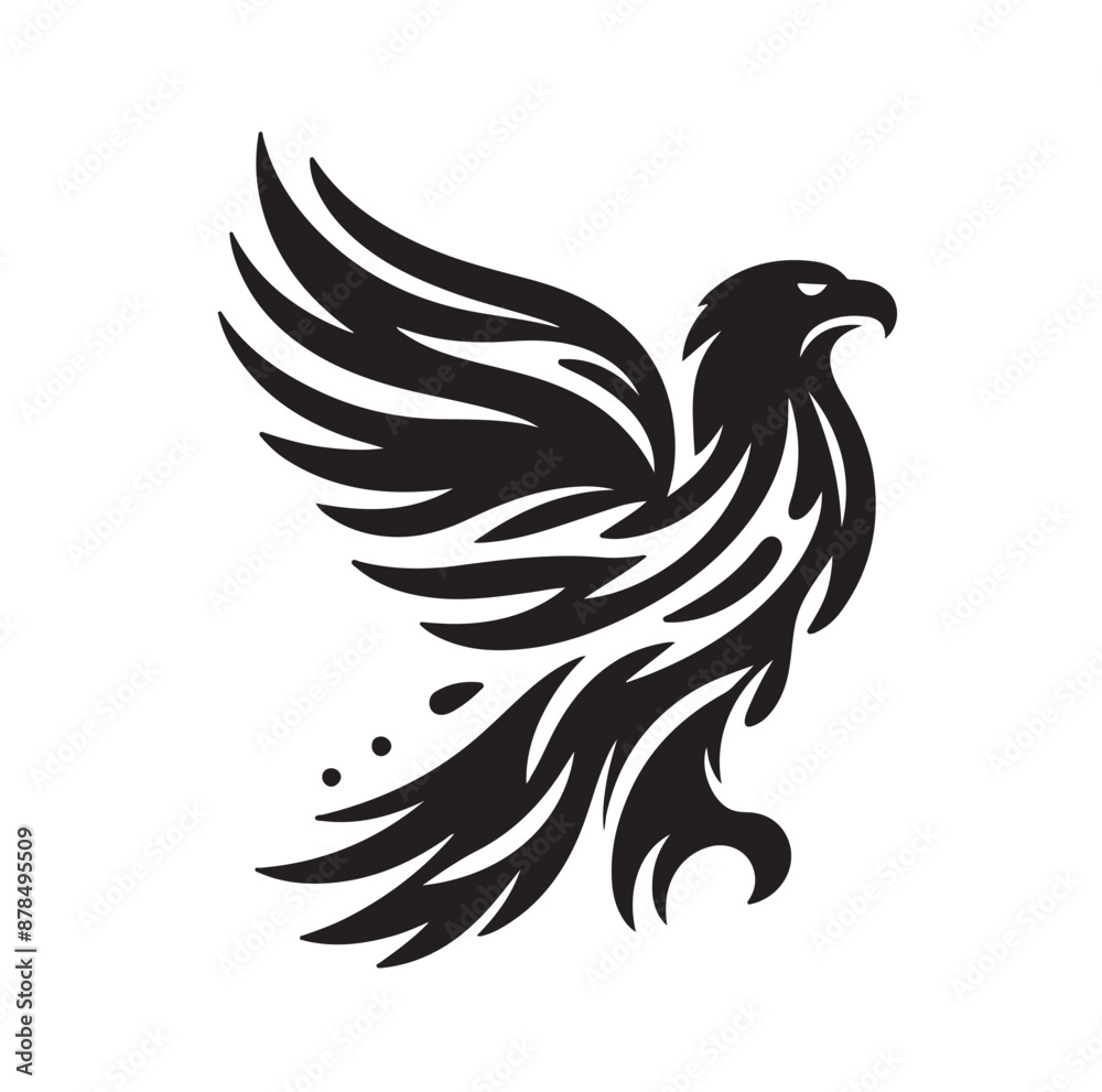 Eagle Silhouette vector illustration Eagle Silhouette vector illustration