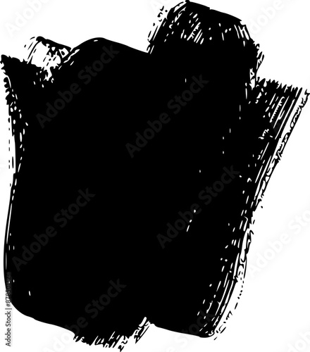 Ink and brush textured grun...