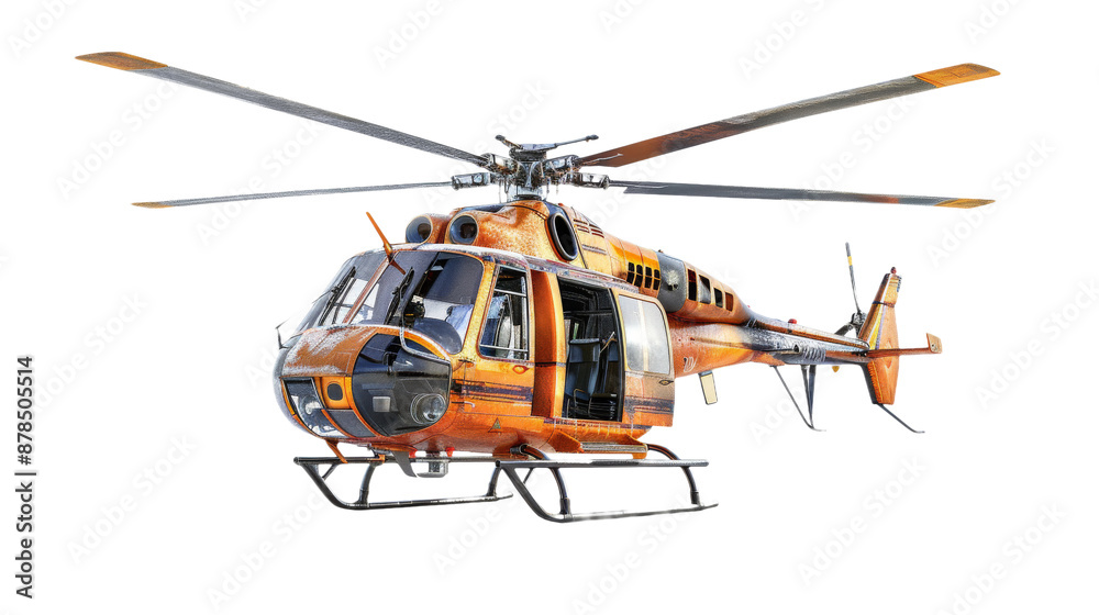 High-Detail Helicopter (Chopper) Isolated on transparent Background, PNG file High-Detail Helicopter (Chopper) Isolated on transparent Background, PNG file