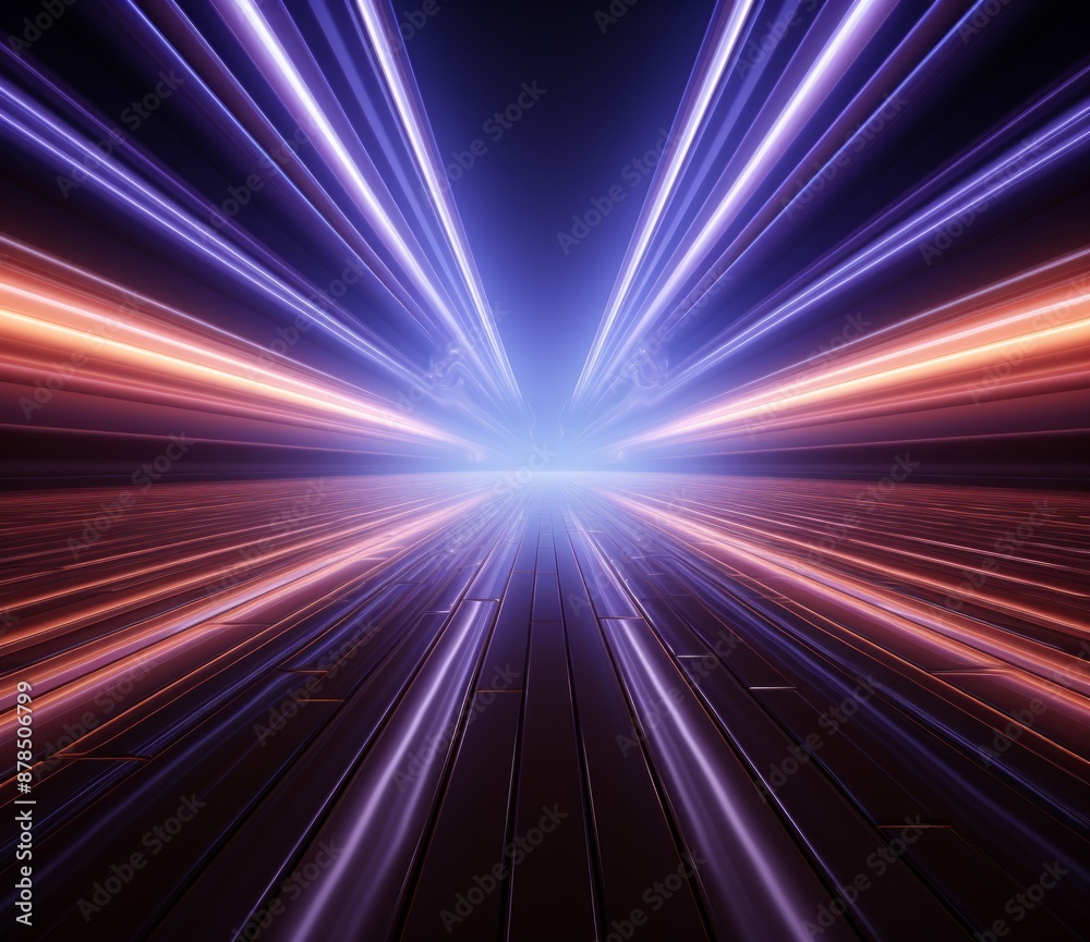 Abstract background with flowing neon shapes Abstract background with flowing neon shapes