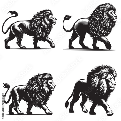 lion silhouette png,lion set silhouette clipart ,lion silhouette vector ,lion silhouette outline ,lion silhouette logo photo