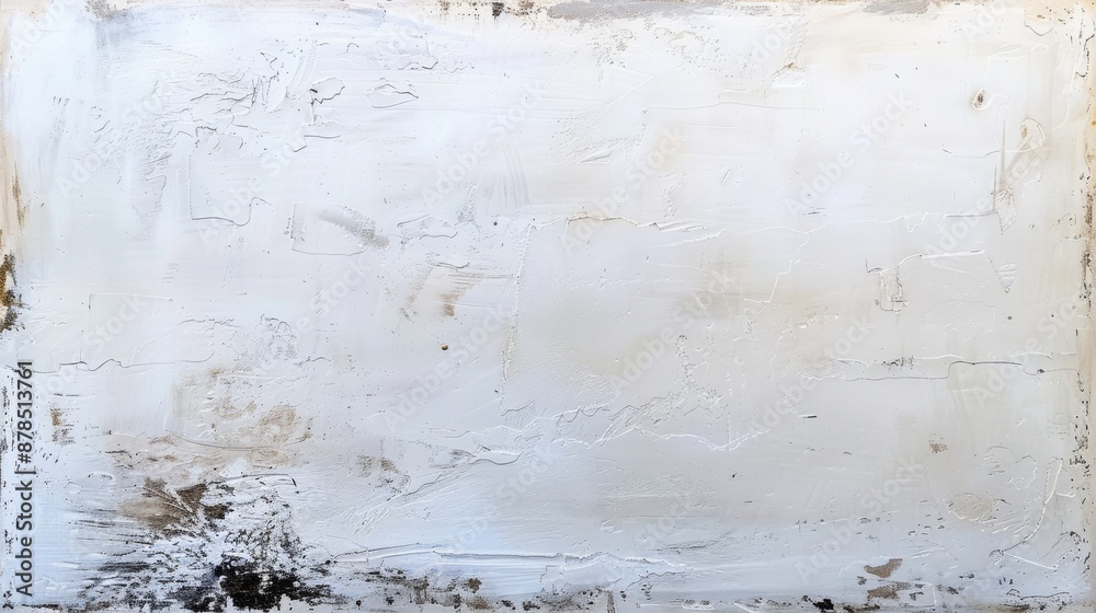 Fototapeta premium White Wall Texture as Background for Text or Image