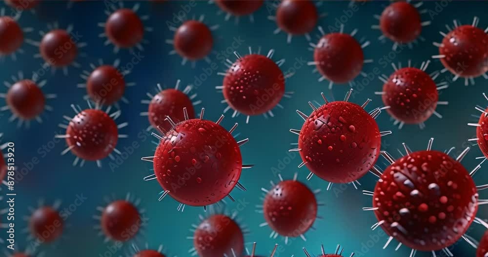 Simulates blood molecule in the human body with movement ai generated. Simulates blood molecule in the human body with movement ai generated.