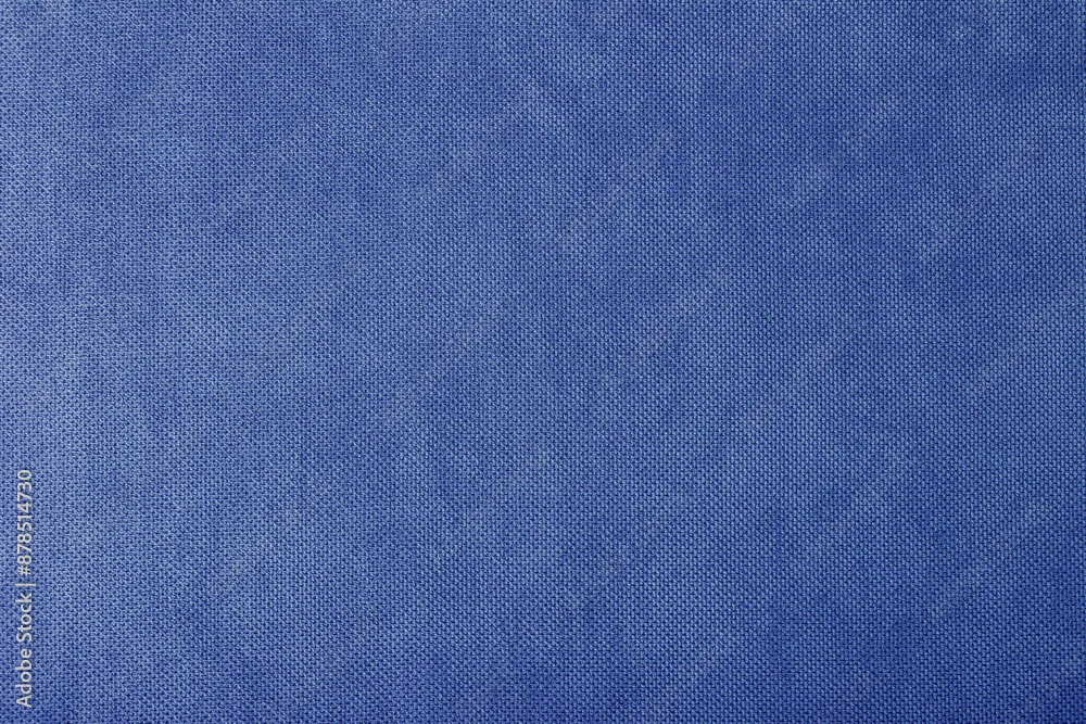 Fototapeta premium macro texture fabric of large binding for sewing blue background color
