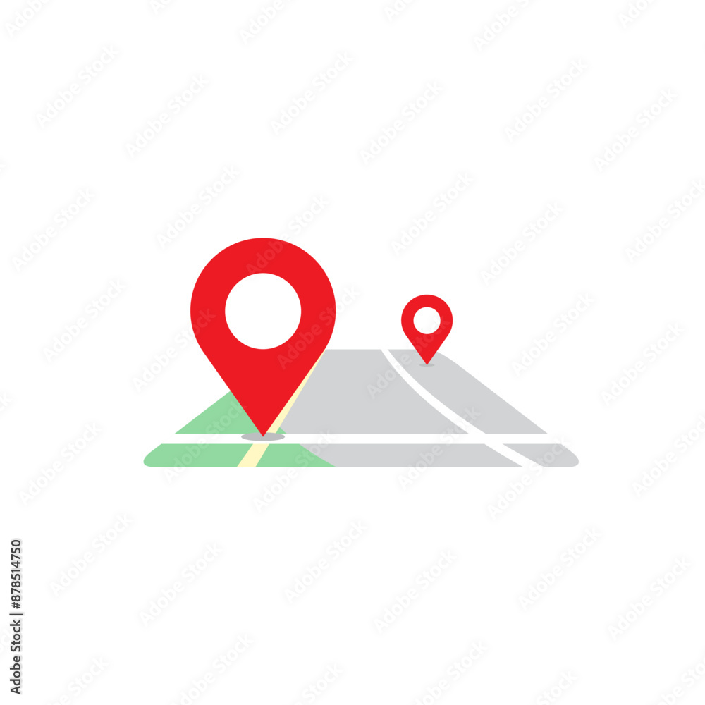 set of icons Location Pin, Map Pin, Place, Location, Address, location icon. Vector map pin, red pin on white background. set of icons Location Pin, Map Pin, Place, Location, Address, location icon. Vector map pin, red pin on white background.