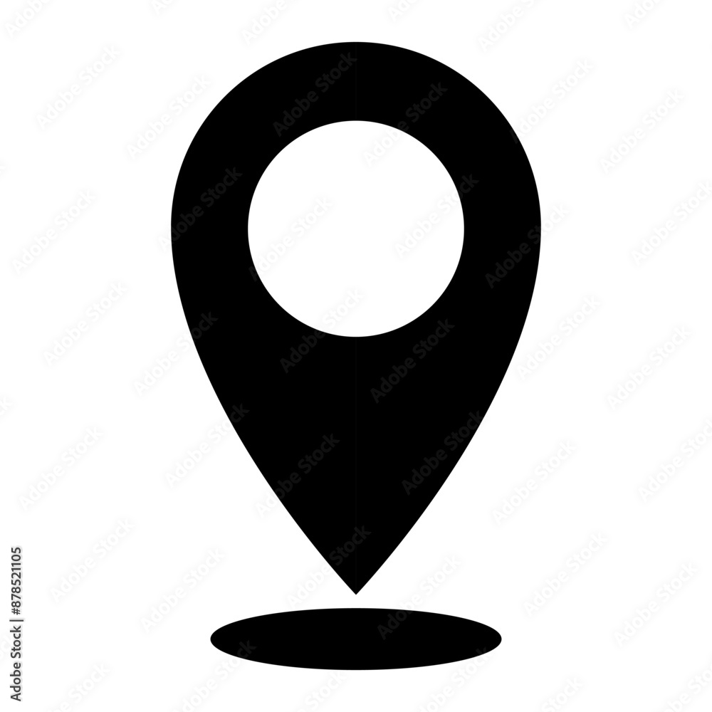 Vector location icons on a white background. Vector location icons on a white background.