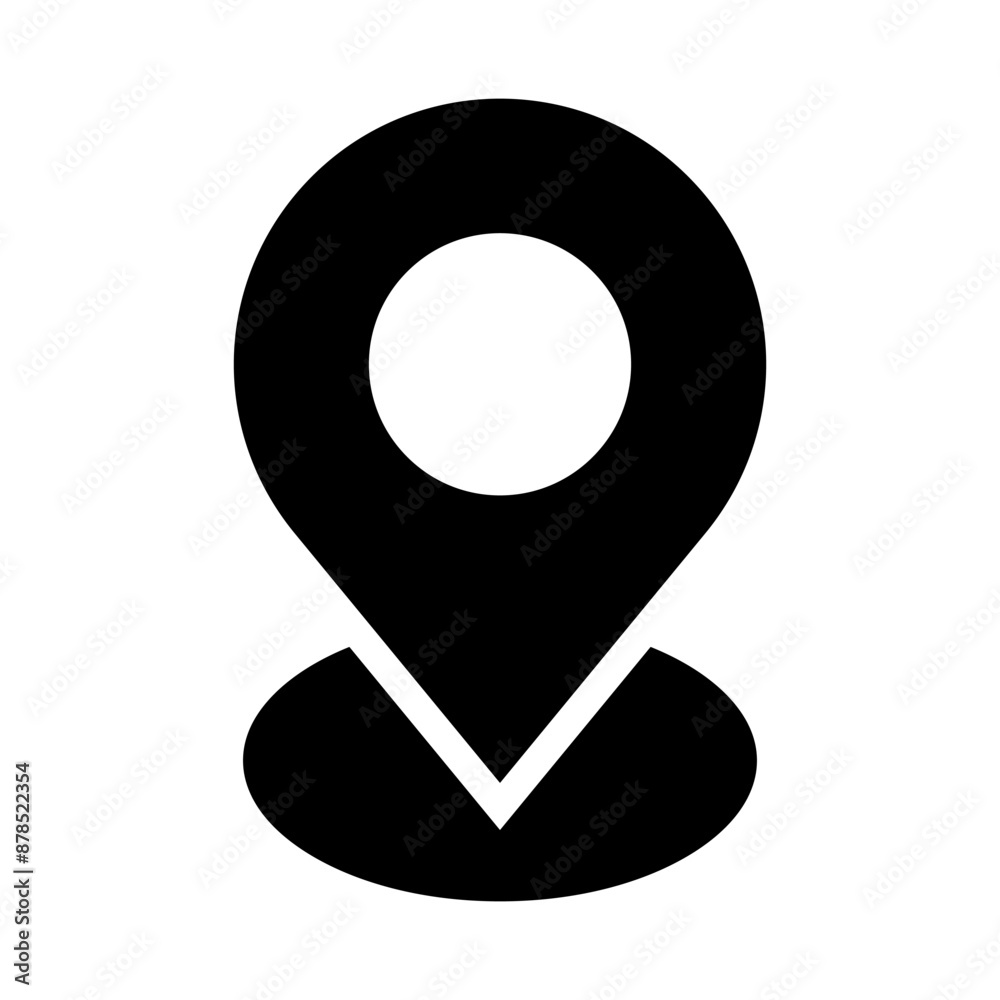Vector location icons on a white background. Vector location icons on a white background.