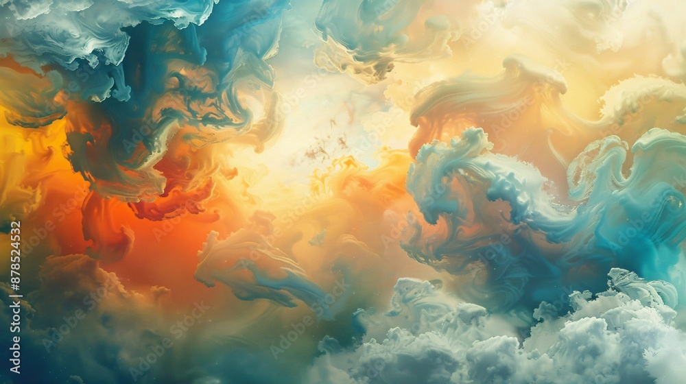 Colorful abstract wallpaper depicting a nebula in space with swirling cosmic patterns and radiant colors evoking a sense of wonder and depth Colorful abstract wallpaper depicting a nebula in space with swirling cosmic patterns and radiant colors evoking a sense of wonder and depth