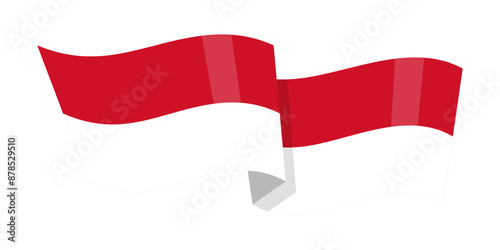 Vector illustration of wavy Indonesia flag on transparent background Free Download Vector illustration of wavy Indonesia flag on transparent background - GFXLoad