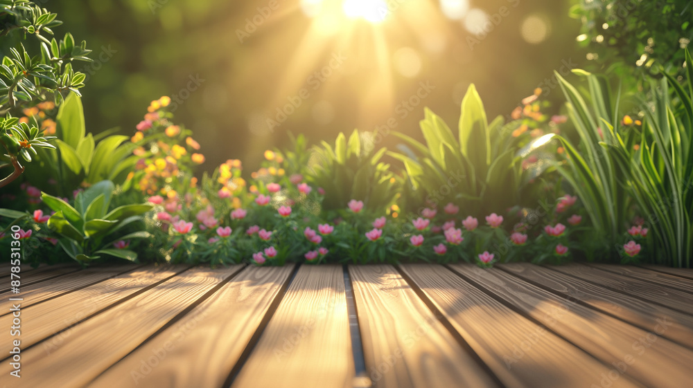 spring flowers on wooden table spring flowers on wooden table