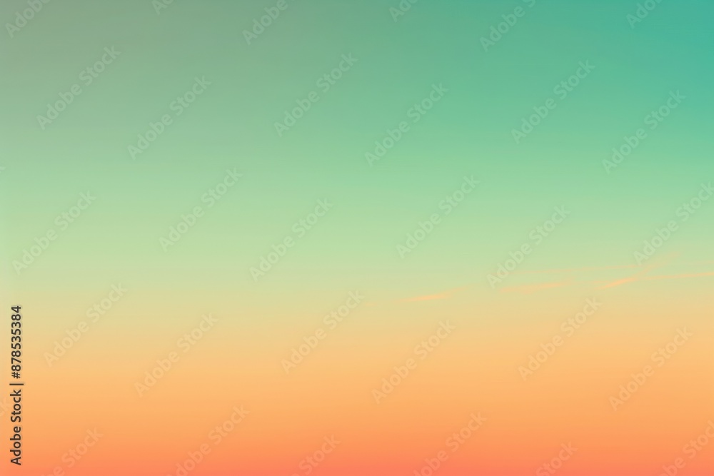 Naklejka premium Gradient background with soft pastel colors from peach to teal
