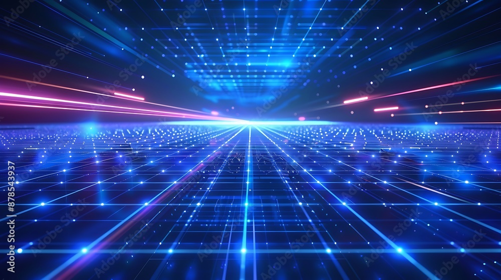Obraz premium Abstract Digital Network