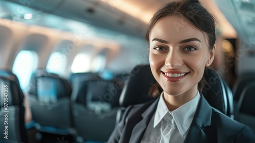 Professional female flight attendant © ปฏิภาน ผดุงรัตน์