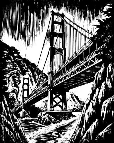 An Iconic San Francisco Suspension Marvel golden gate bridge, bridge, city, Connecting the City to Marin County, Offering Unparalleled Views, Rich History, and Engineering Brilliance.