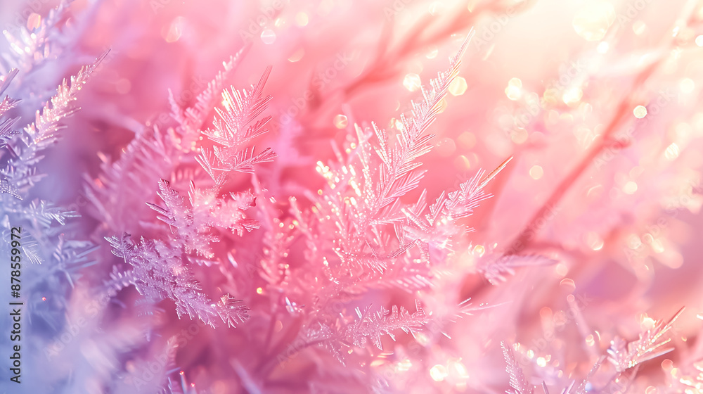 Macro shot of a frosted glass texture, with soft light creating a dreamy and ethereal atmosphere Macro shot of a frosted glass texture, with soft light creating a dreamy and ethereal atmosphere