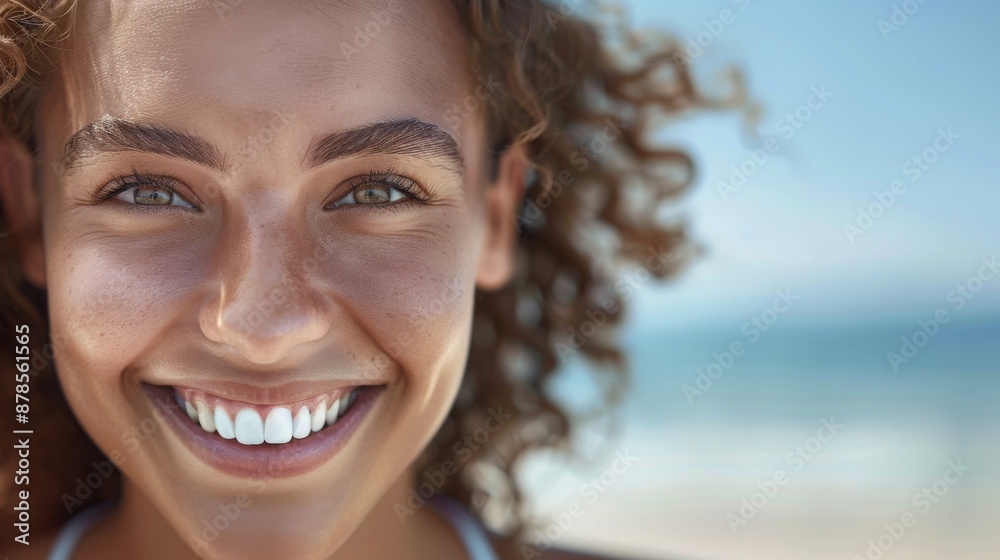 Radiant Smiles Close-Up: Happy Confident Women Friendship - Horizontal Banner with Copy Space Radiant Smiles Close-Up: Happy Confident Women Friendship - Horizontal Banner with Copy Space