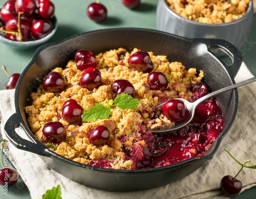 oatmeal with berries