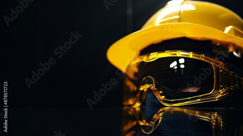 Wallpaper Mural Close-Up of Safety Glasses and Hard Hat Torontodigital.ca