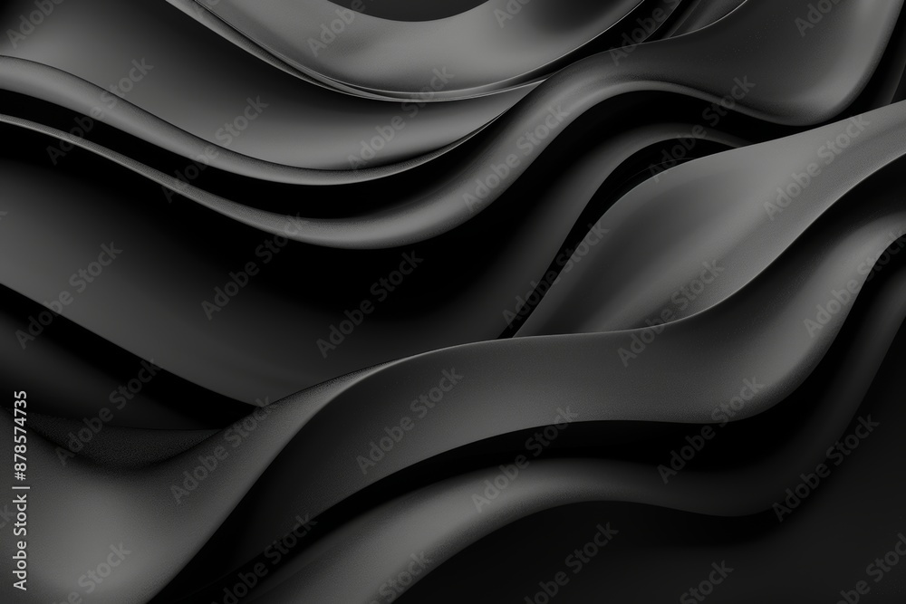 Captivating Abstract Illustration of Swirling Midnight Waves, abstract illustration, black colors wave, ethereal elegance, captivating, swirling, midnight waves, artistic, enigmatic Captivating Abstract Illustration of Swirling Midnight Waves, abstract illustration, black colors wave, ethereal elegance, captivating, swirling, midnight waves, artistic, enigmatic