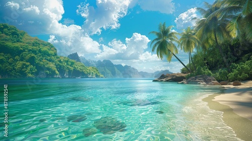 Tranquil Tropical Beach Paradise