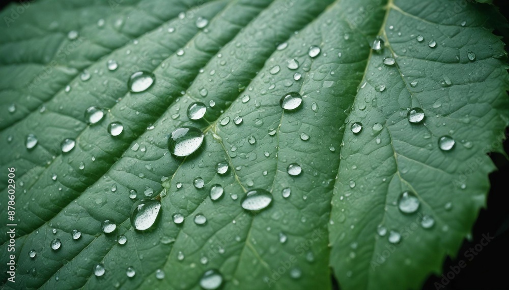 close-up of water droplets on a green leaf, ad shot, copy space for text
close-up of water droplets on a green leaf, ad shot, copy space for text