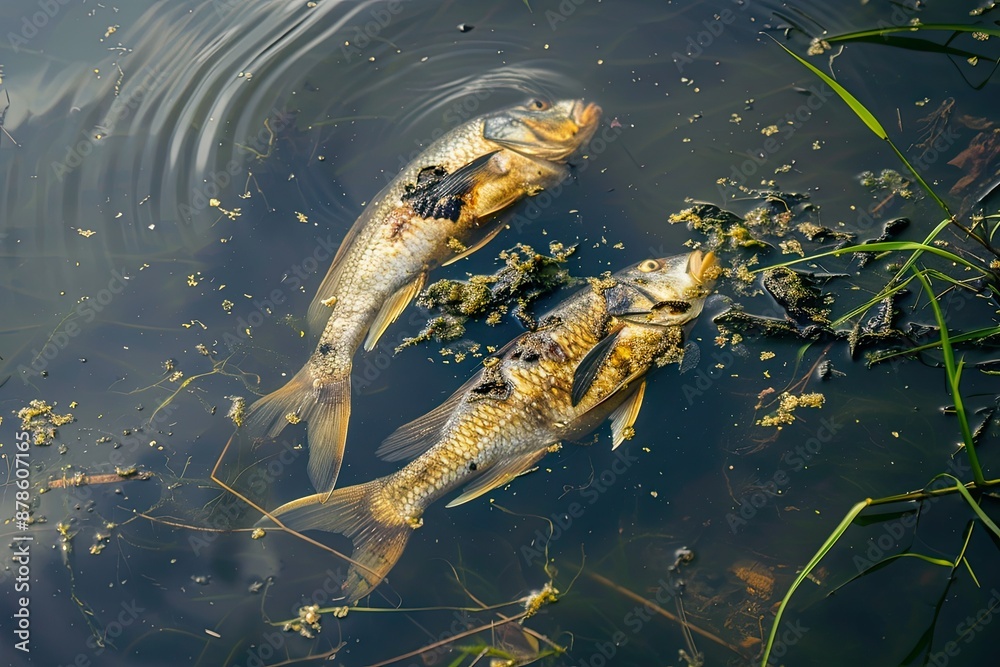Two Dead Fish in a Polluted Pond Two Dead Fish in a Polluted Pond