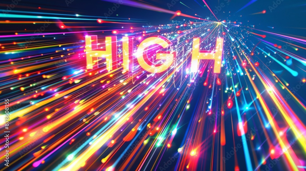 A vibrant image featuring the word A vibrant image featuring the word
