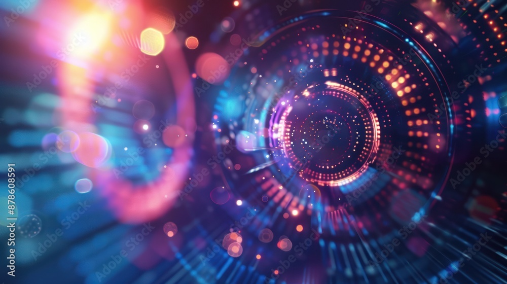 Obraz premium Abstract Digital Technology Background