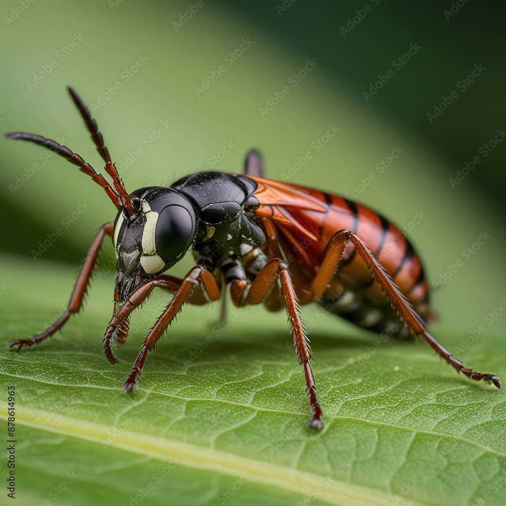 Fototapeta premium insect macro photo