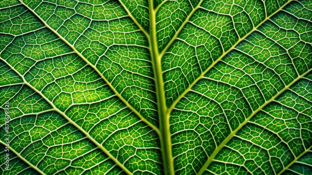Vibrant green leaf with intricate veins and delicate edges providing a stunning organic background for natural and earthy compositions. Vibrant green leaf with intricate veins and delicate edges providing a stunning organic background for natural and earthy compositions.