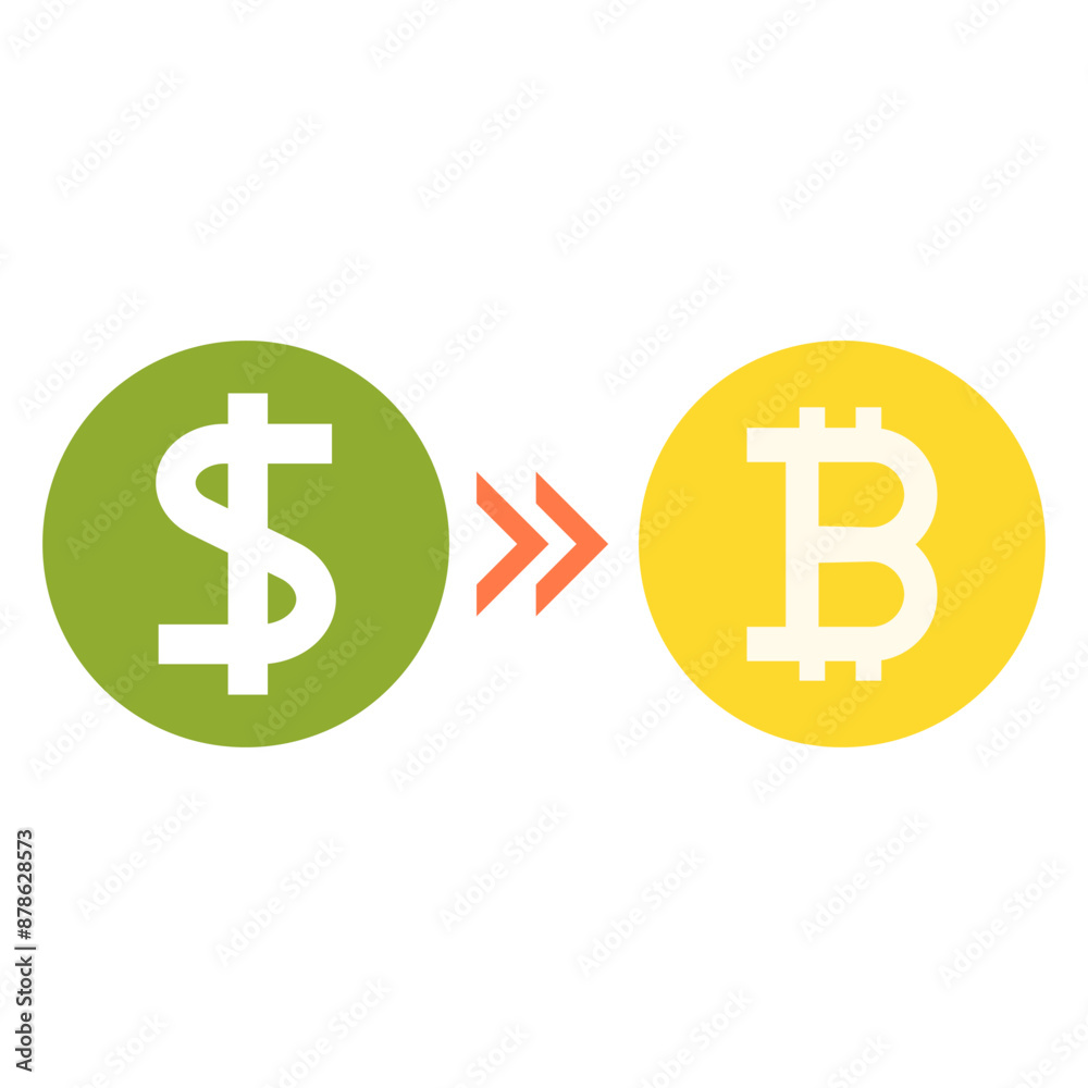Premium Bitcoin Vector Clipart, Crypto Coin icon. Premium Bitcoin Vector Clipart, Crypto Coin icon.