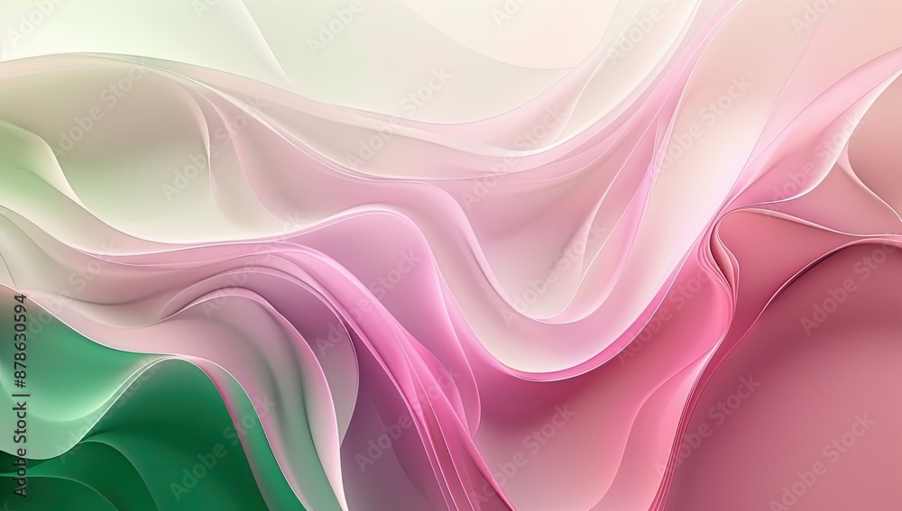 Fototapeta premium Abstract Flowing Pastel Colors