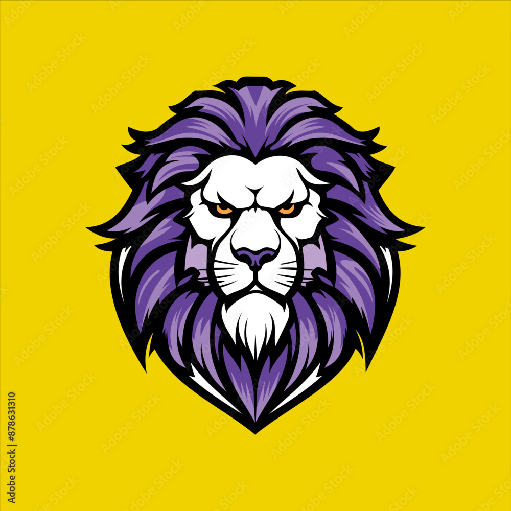 Fototapeta premium Lion Mascot Illustration.eps