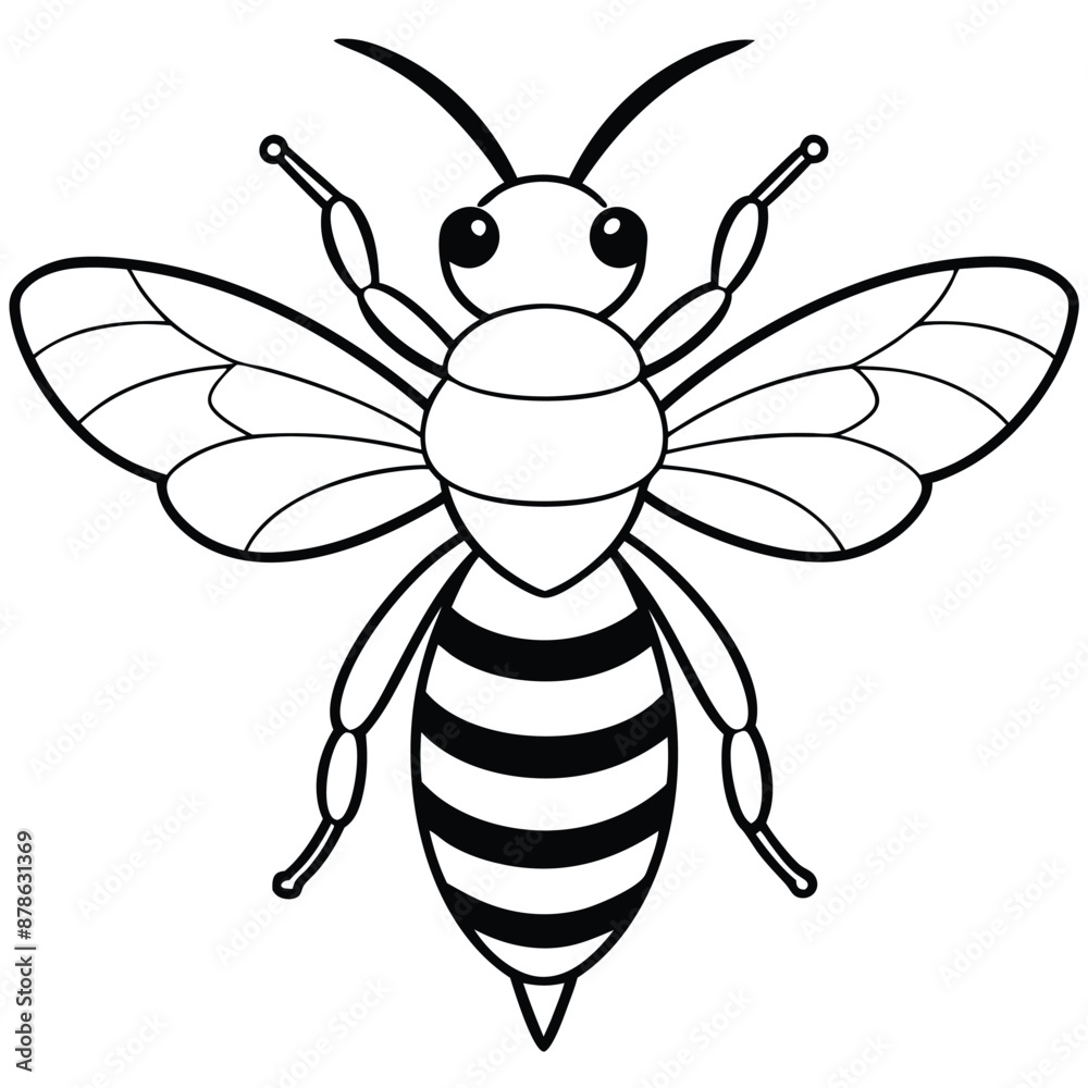 Bee, honey bee isolated on a white background. Naturalistic, scientific, botanical engraved illustration, vector drawing, Bee, honey bee isolated on a white background. Naturalistic, scientific, botanical engraved illustration, vector drawing,
