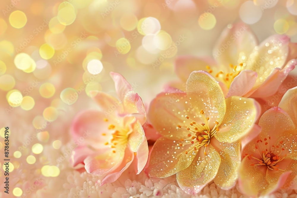 A beautiful floral background with a golden glitter 'lazy day' message, perfect for a relaxing greeting. The glitter adds a touch of luxury and elegance to the overall design. A beautiful floral background with a golden glitter 'lazy day' message, perfect for a relaxing greeting. The glitter adds a touch of luxury and elegance to the overall design.