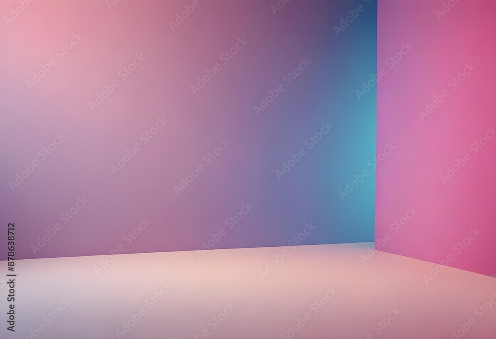 Studio background, Empty Room lilac ombre color wall and flooring. Studio display podium with blurry pink,violet and blue template.Vector banner Futuristic neon for product future cyberspace concept
Studio background, Empty Room lilac ombre color wall and flooring. Studio display podium with blurry pink,violet and blue template.Vector banner Futuristic neon for product future cyberspace concept