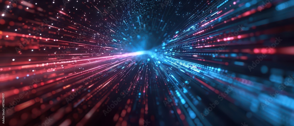 Naklejka premium In a hightech spaceship