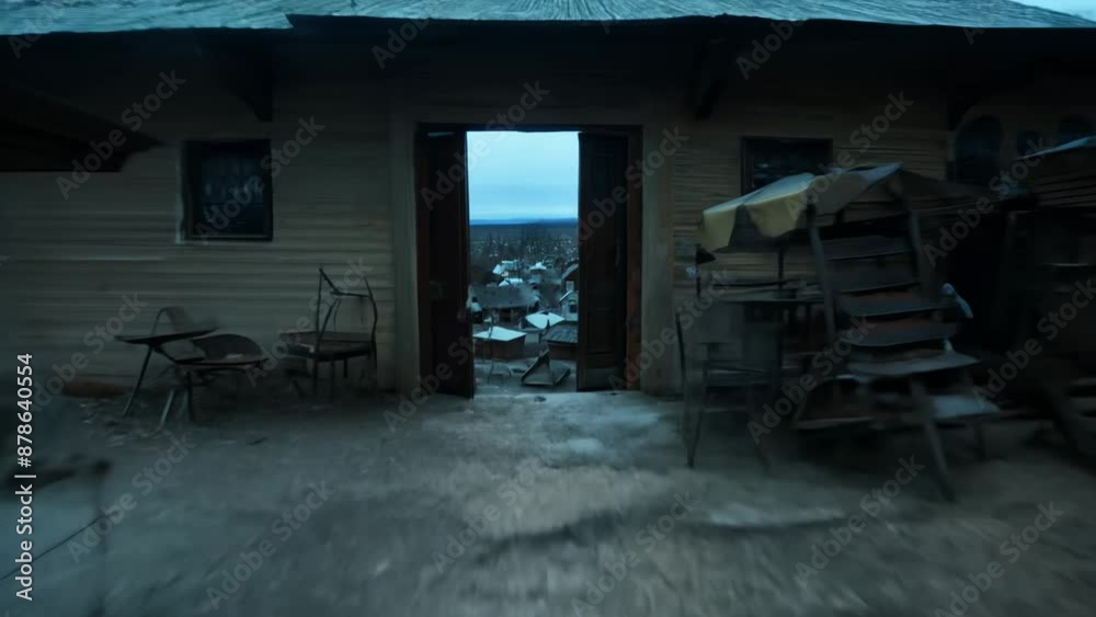 abandoned house