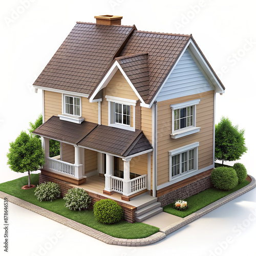 A model of a house realestate
