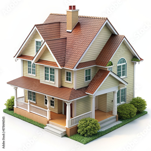 A model of a house realestate
