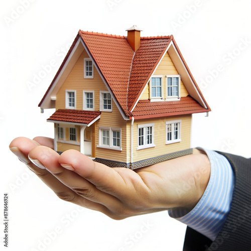 A model of a house realestate
 photo