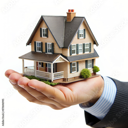 A model of a house realestate
